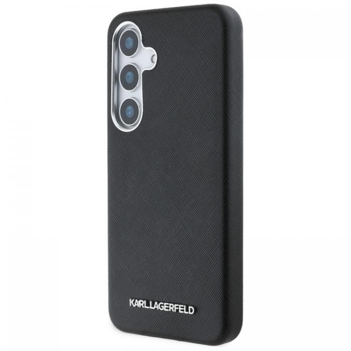 KARL LAGERFELD - Karl Lagerfeld Galaxy S25 Plus Mobilskal MagSafe Saffiano Full Wrapped - Svart