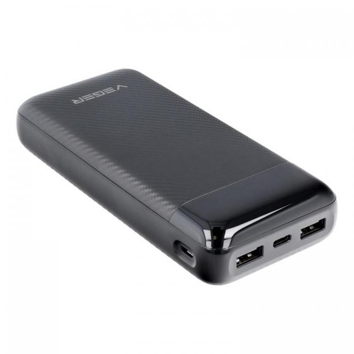 Veger - VEGER Powerbank 20000 mAh L21 (W2019) - Svart