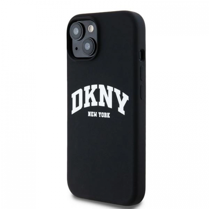 DKNY - DKNY iPhone 15/14/13 Mobilskal MagSafe Silikon Vit Logo