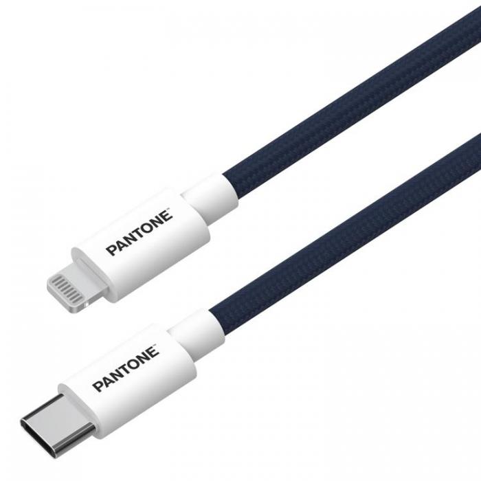 PANTONE - PANTONE USB-C till Lightning kabel 1.5m PT-CTL002-5 MFi 2380C