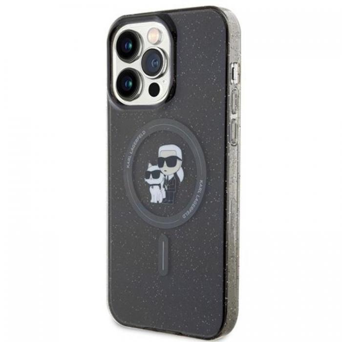 KARL LAGERFELD - Karl Lagerfeld iPhone 15 Pro Max Mobilskal Magsafe Glitter