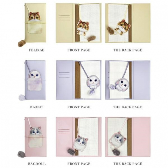 NIMMY - Nimmy Set 2in1 Notebook + Pen Big Eyed Pet 2.0 Rabbit - Lila