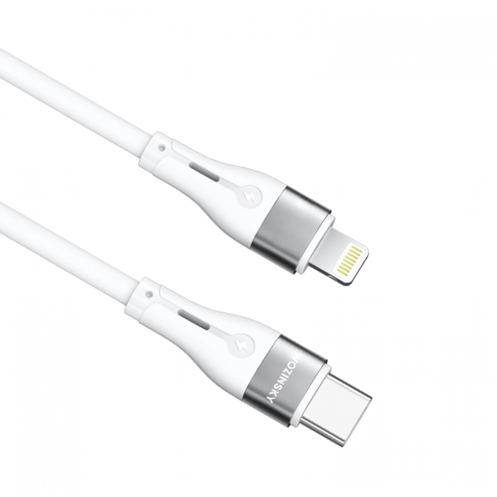 Wozinsky - Wozinsky USB-C till Lightning kabel PD 27W 2m - Vit