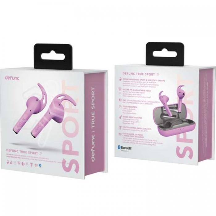 DeFunc - Defunc In-Ear Hrlurar Trdlsa Bluetooth 5.2 True Sport - Rosa