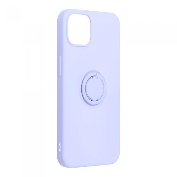 OEM - Forcell iPhone 14 Plus Skal Silikon Ring Violett