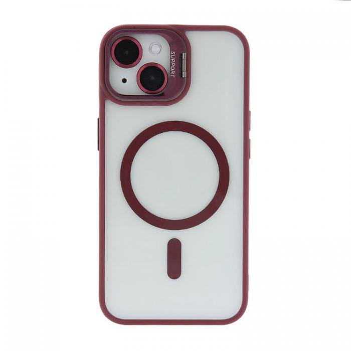 A-One Brand - iPhone 16 Pro Mobilskal MagSafe Extra Lens - Maroon