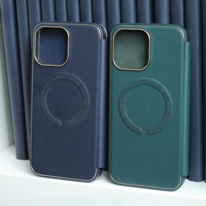 OEM - iPhone 14 Plus Mrkgrn Smart Guldram MagCase