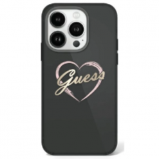 Guess - Guess iPhone 16 Pro Mobilskal IML Heart - Svart