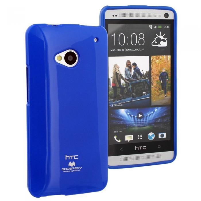 UTGATT4 - Goospery Jelly Case till HTC One (M7) (Bl)