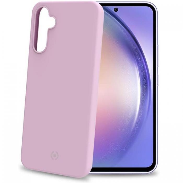 Celly - CELLY Galaxy A54 5G Skal Cromo Soft Rubber - Rosa