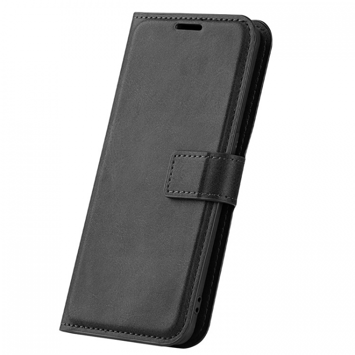 A-One Brand - Galaxy A14 5G/4G Plnboksfodral Calf Flip Folio - Svart