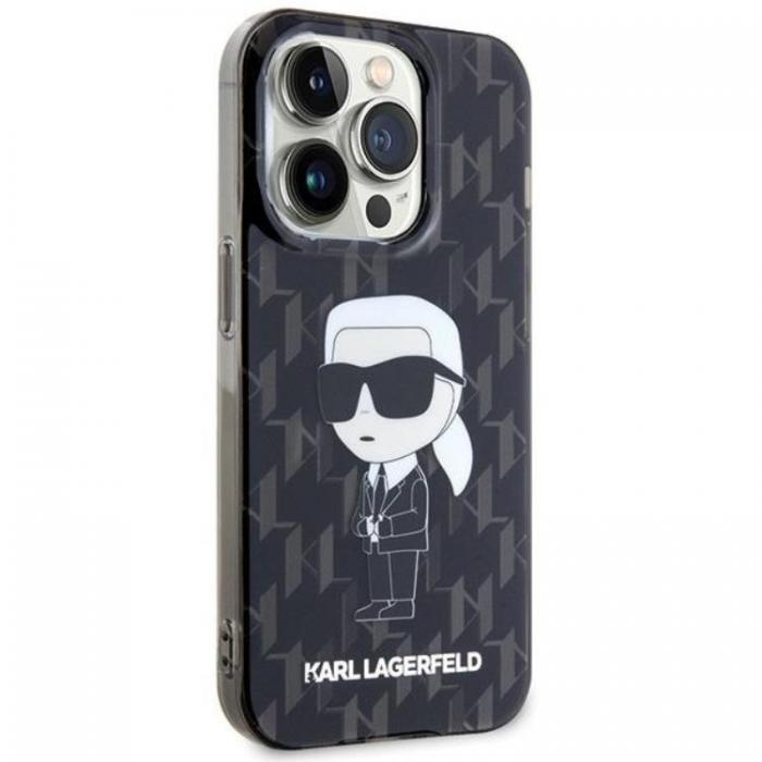 KARL LAGERFELD - KARL LAGERFELD iPhone 15 Pro Mobilskal Monogram Ikonik - Transparent