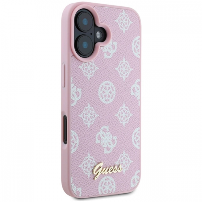 Guess - Guess iPhone 16 Plus Mobilskal MagSafe Peony Script Logo