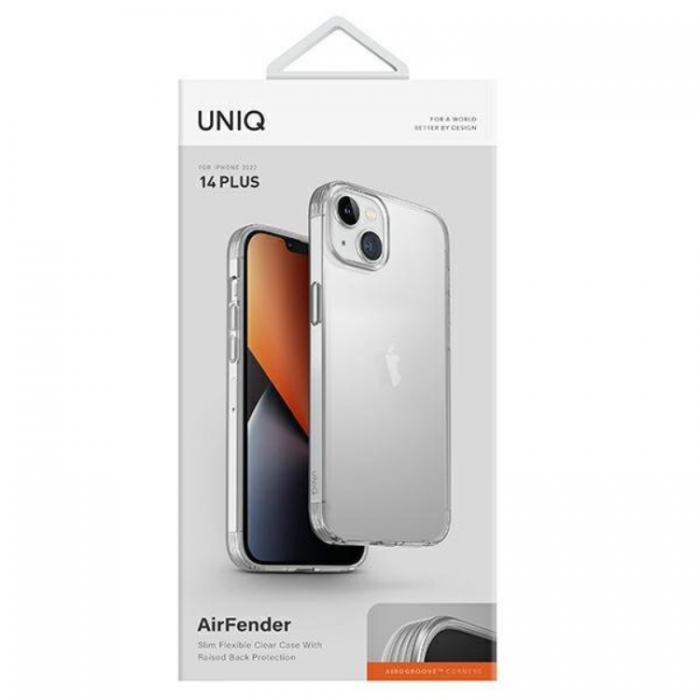 UNIQ - UNIQ iPhone 14 Plus Skal Air Fender - Transparent