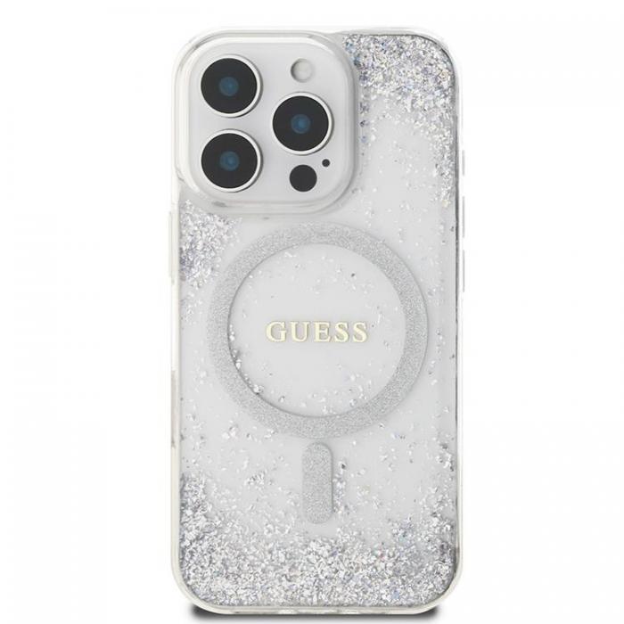 Guess - Guess iPhone 16 Pro Max Mobilskal MagSafe Resin Gradient Glitter