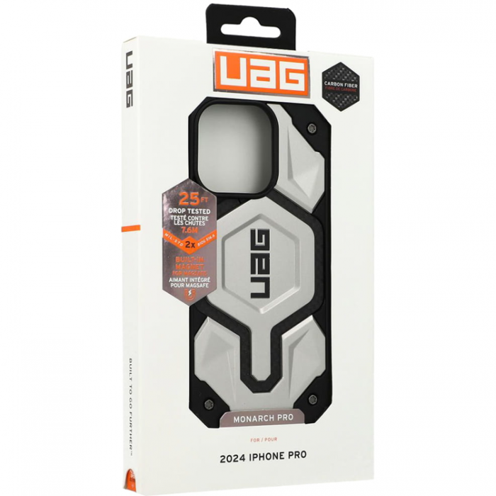 UAG - UAG iPhone 16 Pro Mobilskal MagSafe Monarch Pro - Titanium