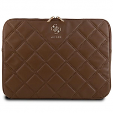 Guess - Guess Datorfodral 14" Quilted 4G - Brun