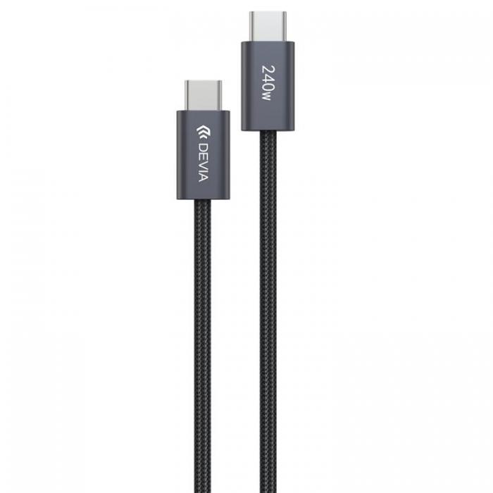 Devia - Devia USB-C Till USB-C 2m Kabel 240W PD Extreme - Svart