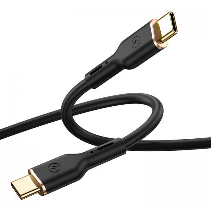 WIWU - WIWU USB-C Till USB-C 100W Kabel 1.2m YQ02 - Svart