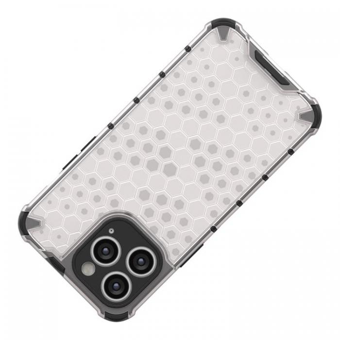 A-One Brand - iPhone 14 Pro Skal Honeycomb Armored Hybrid - Svart