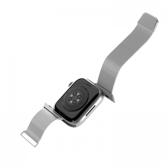 Puro - Puro Apple Watch (38/40/41mm) Armband Stainless Steel - Silver