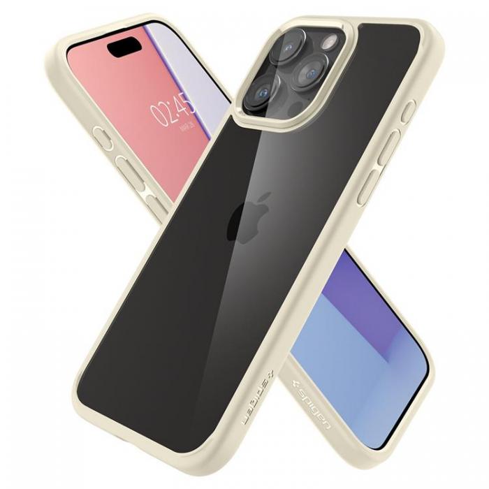 Spigen - Spigen iPhone 15 Pro Max Mobilskal Ultra Hybrid - Beige