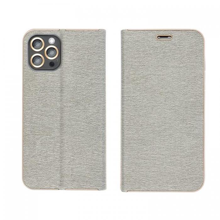 A-One Brand - Xiaomi Redmi 13C/Poco C65 Plnboksfodral Luna Guld - Silver