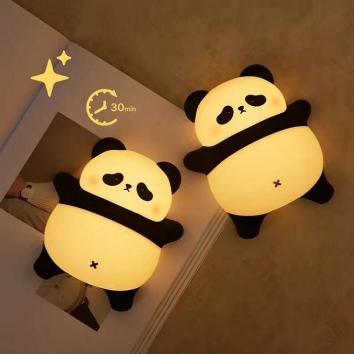 A-One Brand - LED Touch Nattlampa Sleeping Panda Art Deco