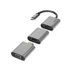 Hama - Hama Video Adapter Set 6in1 USB-C Mini-DisplayPort HDMI VGA