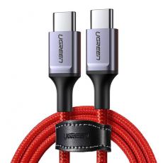 Ugreen - Ugreen USB-C/USB-C 2.0 US294 3A Kabel 1m - Röd