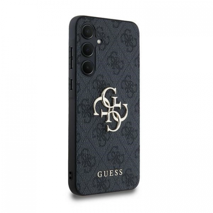 Guess - Guess Galaxy A35 5G Mobilskal Big Metall Logo - Svart