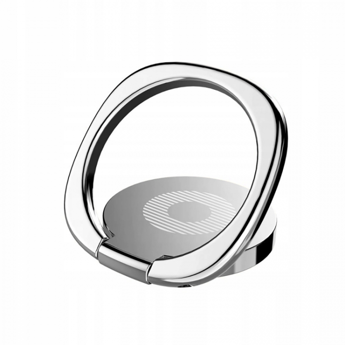 BASEUS - Baseus Privity Ringhllare/Ring med Stativfunktion - Silver