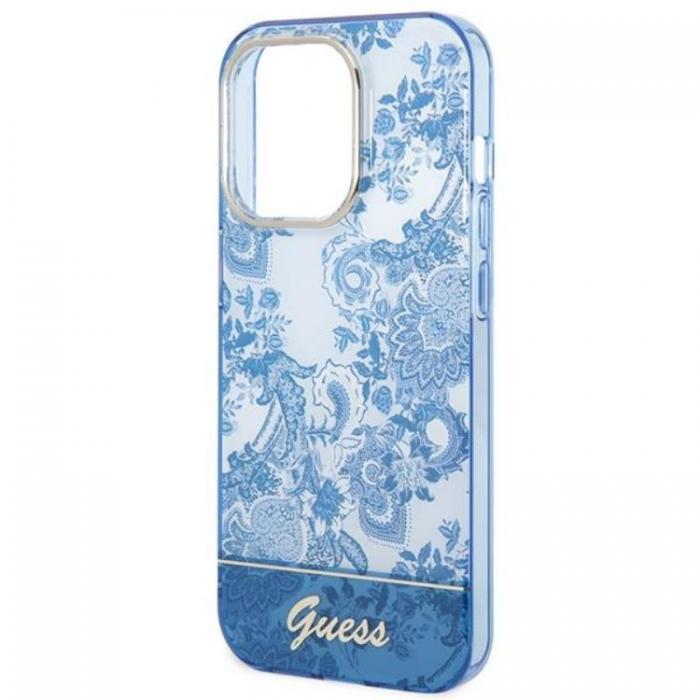 Guess - GUESS iPhone 14 Pro Max Skal Porcelain Collection - Bl