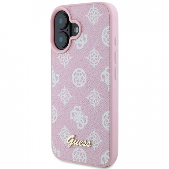 Guess - Guess iPhone 16 Plus Mobilskal MagSafe Peony Script Logo