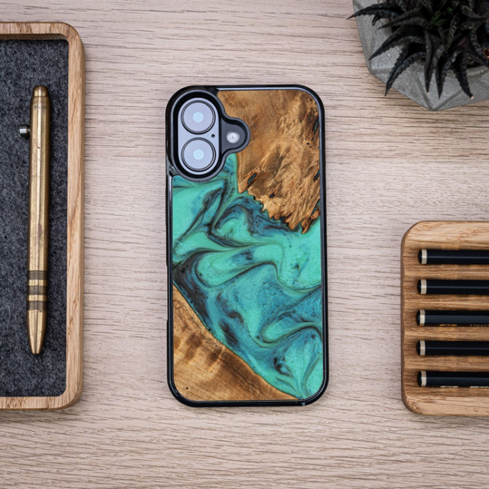 Bewood - Bewood iPhone 16 Mobilskal Unique Turquoise