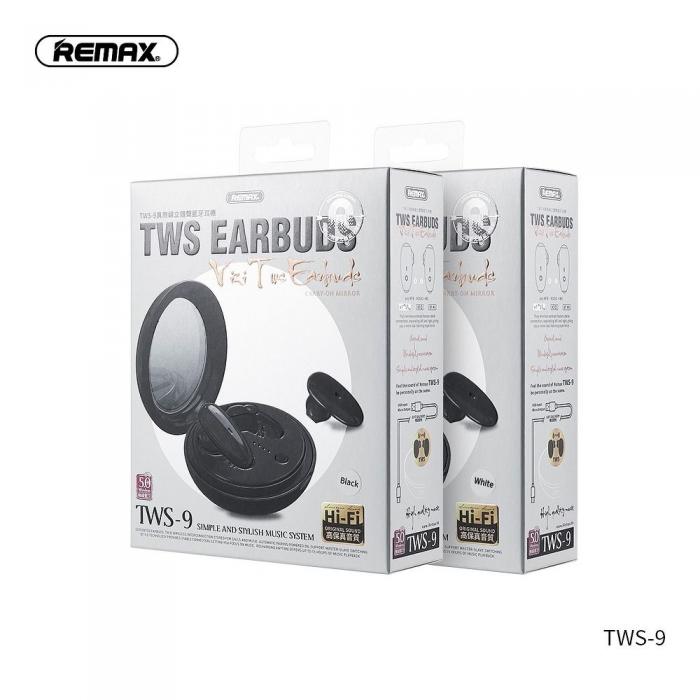 Remax - REMAX Trdl Stereo Hrlurar TWS-9 - Vit