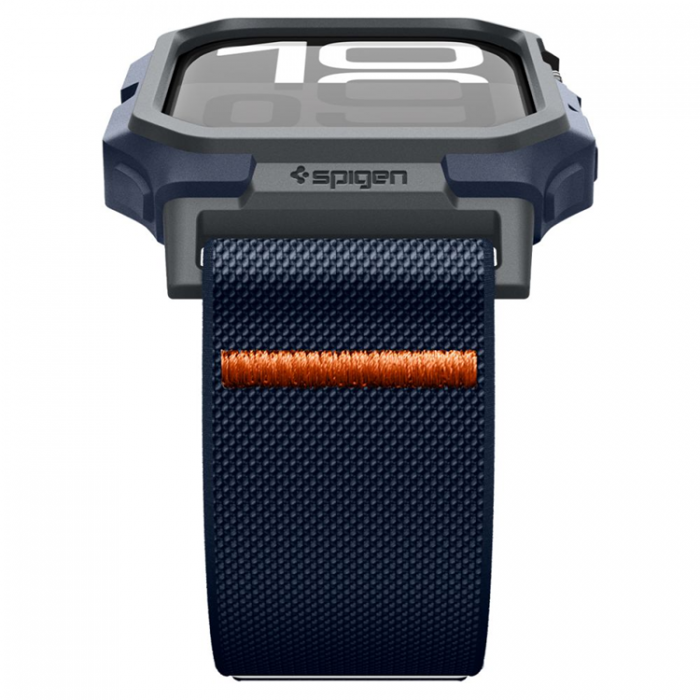 Spigen - Spigen Apple Watch 10 (46mm) Armband Lite Fit Pro - Marinbl