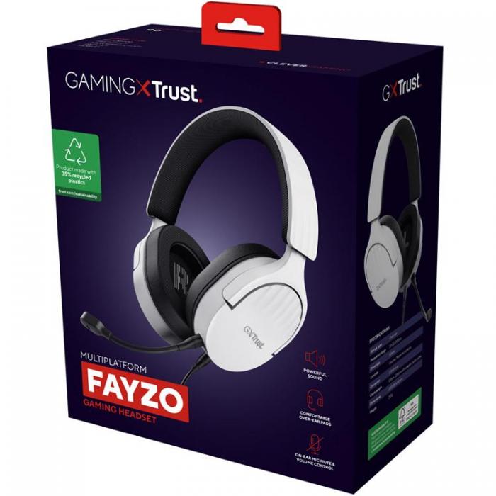 Trust - Trust Fayzo Gaming Hrlurar Eco - Vit