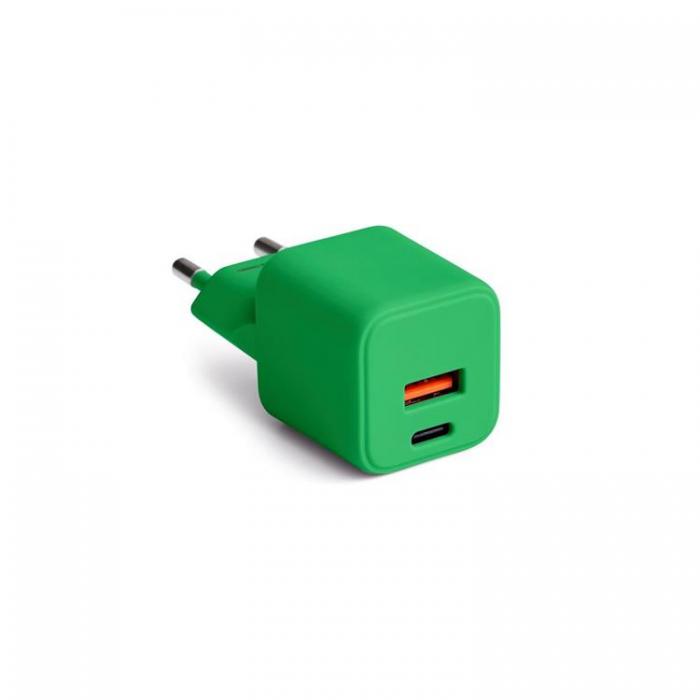 Colorum - Colorum Snabbladdare 30W 1xUSB-A 1xUSB-C - Grn