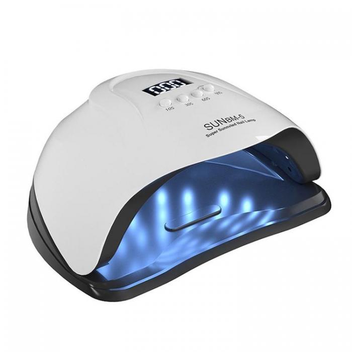 A-One Brand - Nageltorklampor UV LED 66 Lampor 180W - Vit