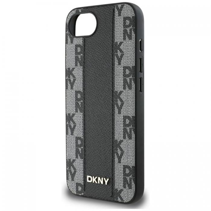 DKNY - DKNY iPhone 16e Mobilskal MagSafe Lder Checkered Mono