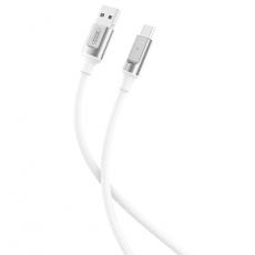 XO - XO USB Till MicroUSB 1m Kabel 6A NB251 - Vit