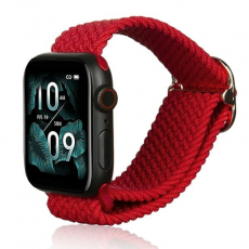 Beline - Beline Apple Watch (42/44/45/49mm) Armband Textile - Röd