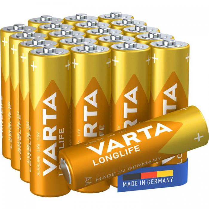 VARTA - Varta 20-pack Longlife AA / LR6 Batteri