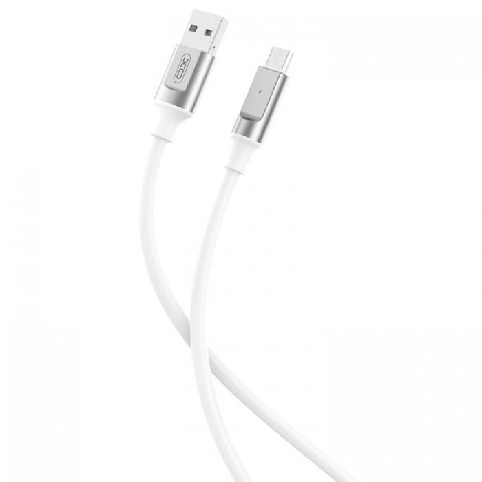 XO - XO USB Till MicroUSB 1m Kabel 6A NB251 - Vit