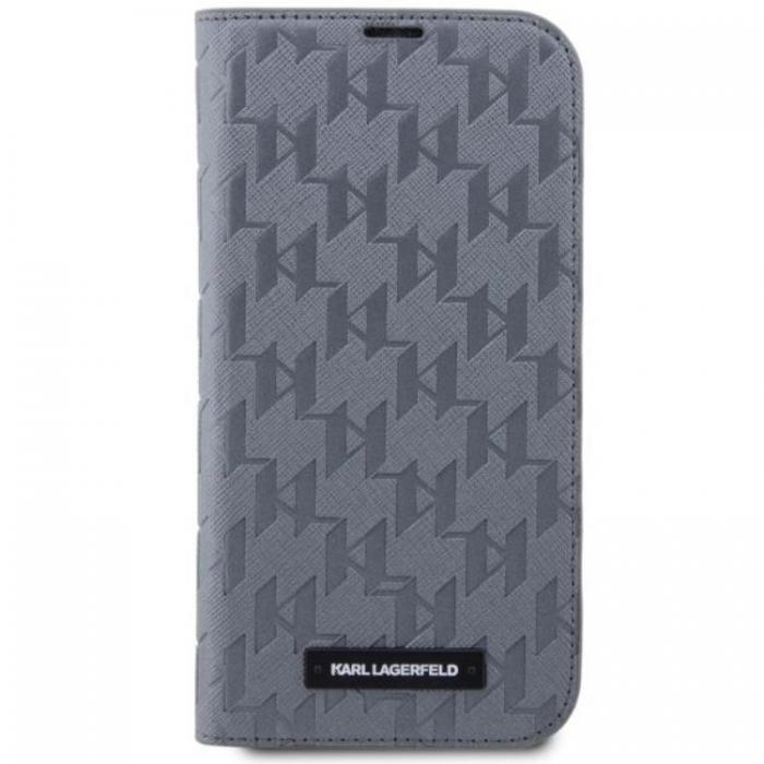 KARL LAGERFELD - Karl Lagerfeld iPhone 14 Pro Plnboksfodral Saffiano Monogram