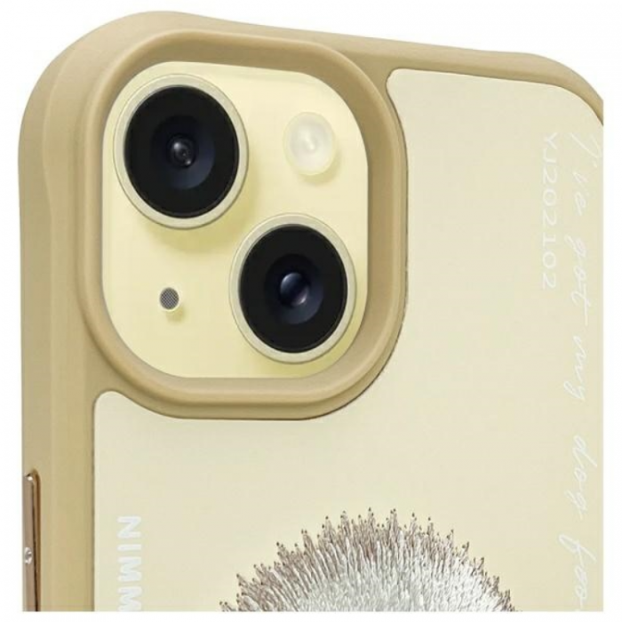 NIMMY - Nimmy iPhone 15 Mobilskal Glasses Cool Dog - Khaki