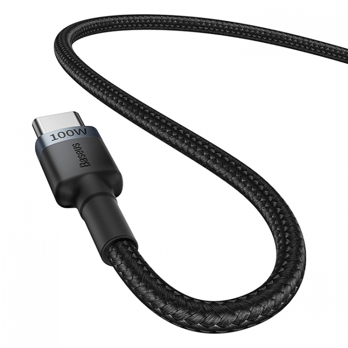 BASEUS - Baseus USB-C till USB-A kabel Cafule 100W 2m 2 st