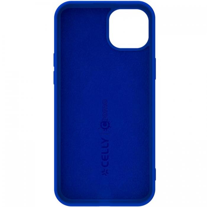 Celly - Celly iPhone 16 Mobilskal Cromo Soft Rubber - Bl