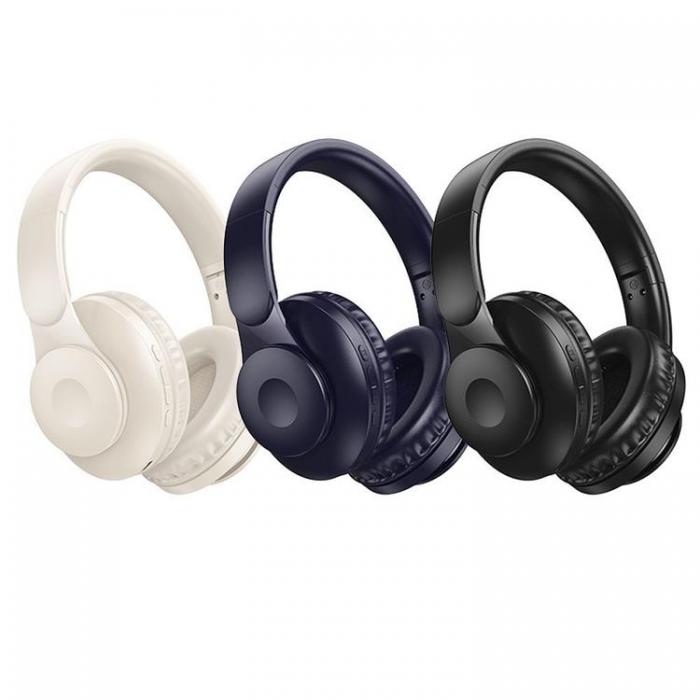 Hoco - Hoco Over-Ear Hrlurar Trdlsa Bluetooth W45 - Milky Vit